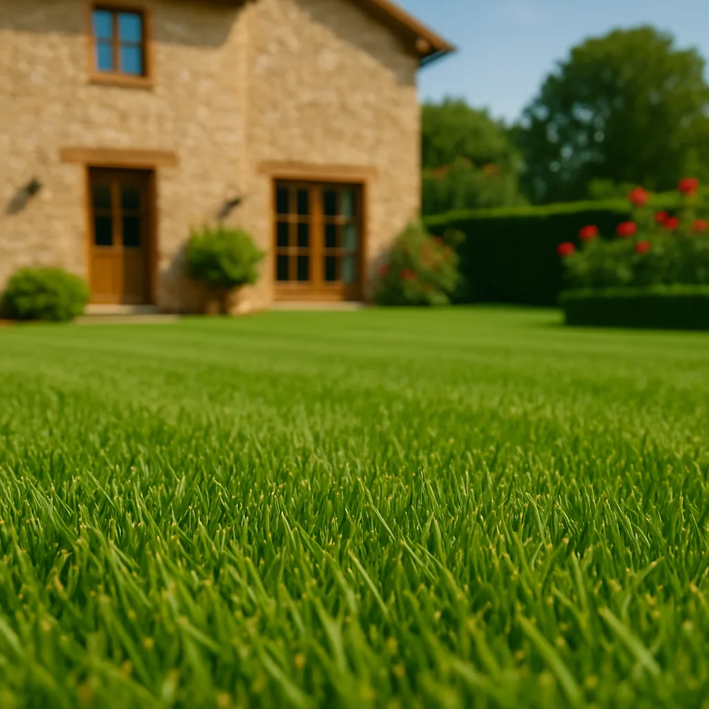 Corte puntual de césped